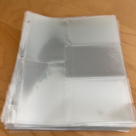 100 Plastic Photo Album Protective Refill Pages - Picture 2 of 2